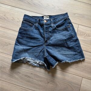 J. Crew Dark Blue Jean Shorts